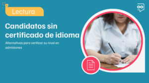 Candidatos sin certificado de idioma